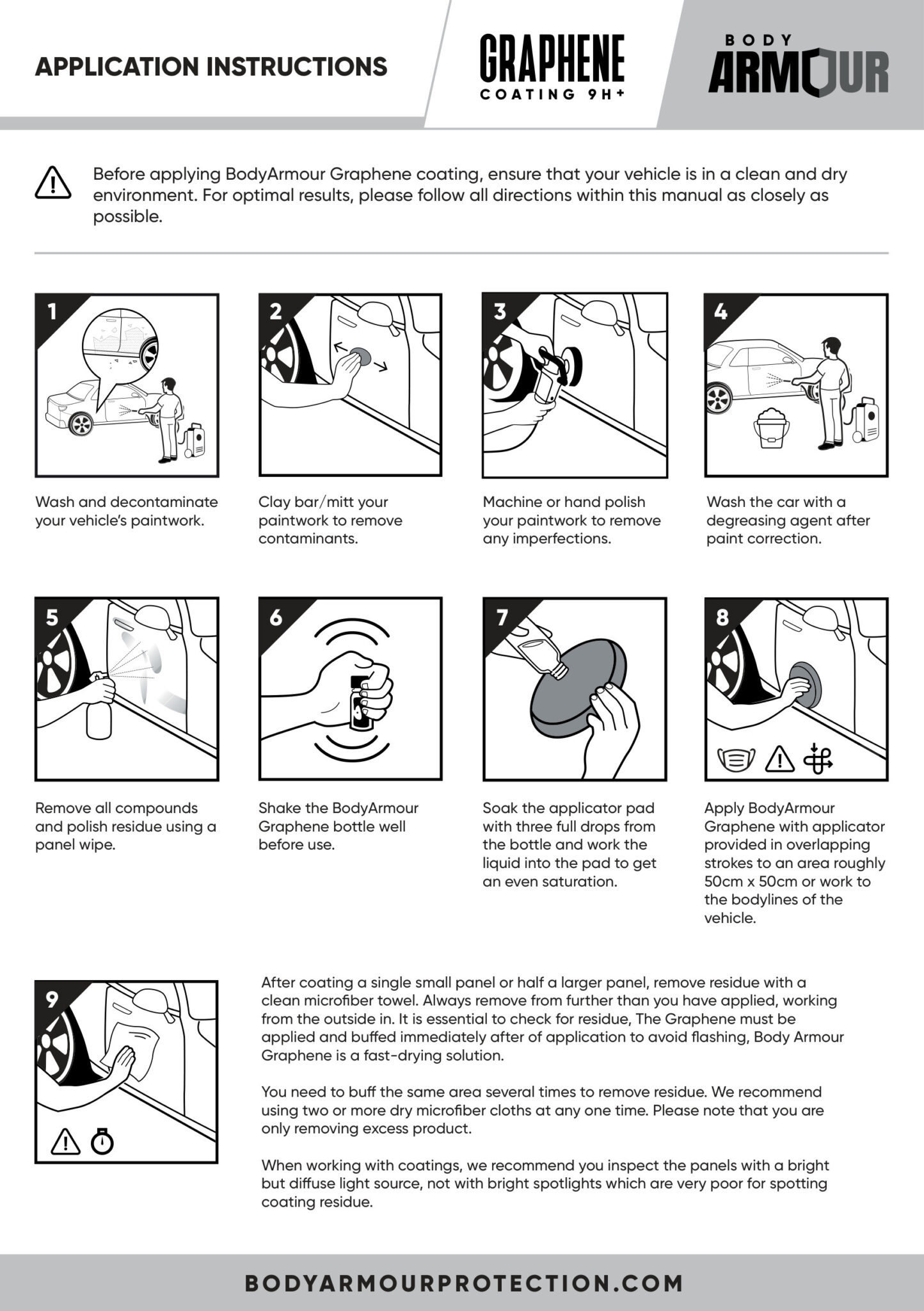 Body Armour Ceramic Coating 9H+ for Caravans & Motorhomes (60ml) - Image 2